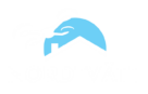nordtvätt logotyp vit